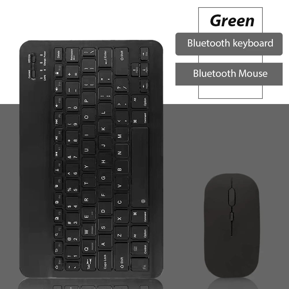 Teclado e mouse Bluetooth USB-C Velav_2, design compacto com teclas e botões do mouse visíveis na imagem.